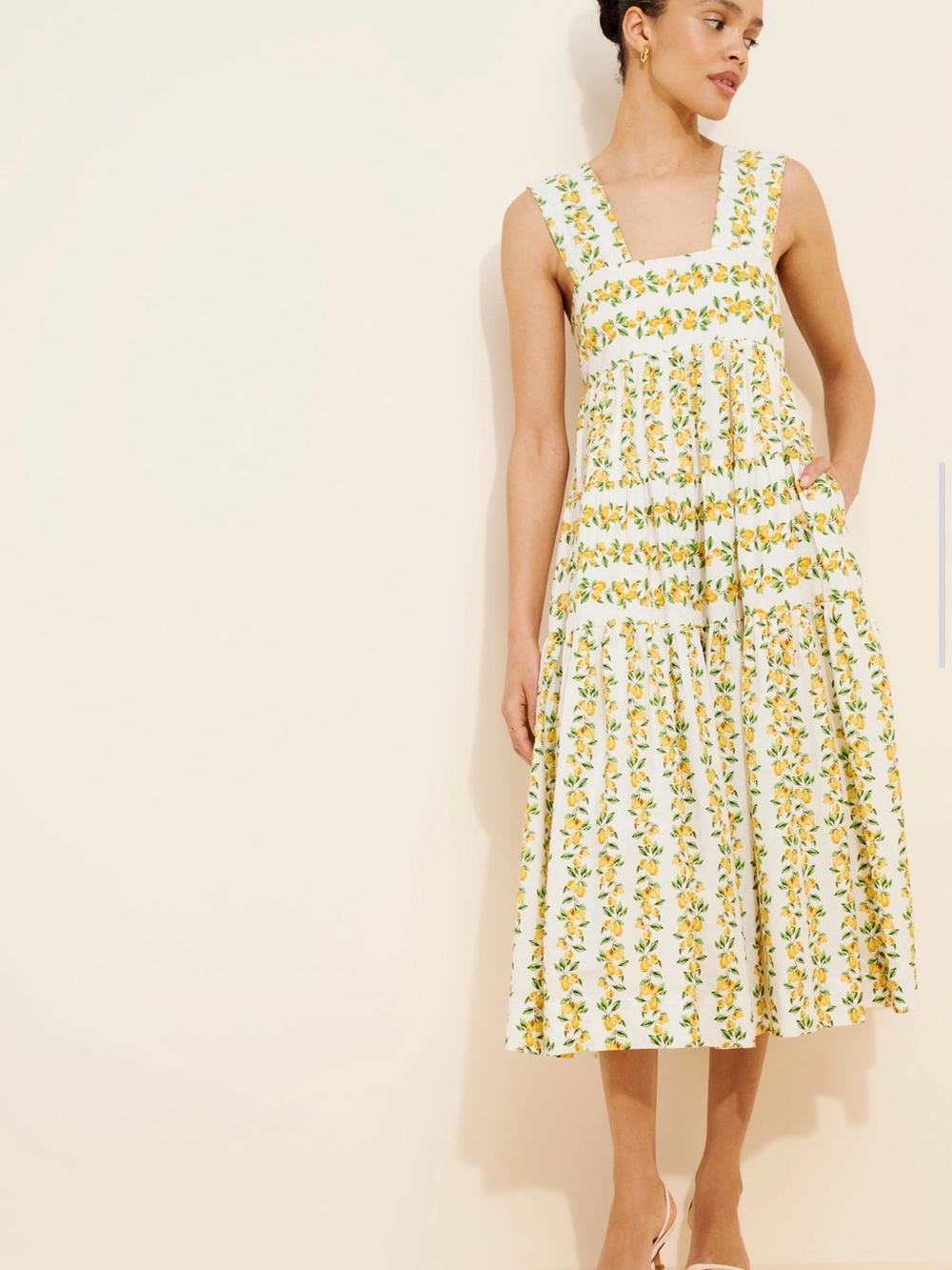 Anthropologie Helena Square-Neck Babydoll Dress - Picture 2 of 4